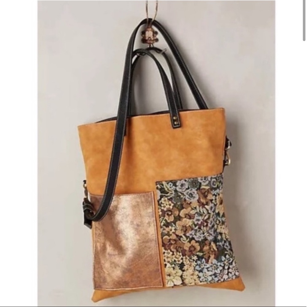 Anthropologie Fold Over Tote